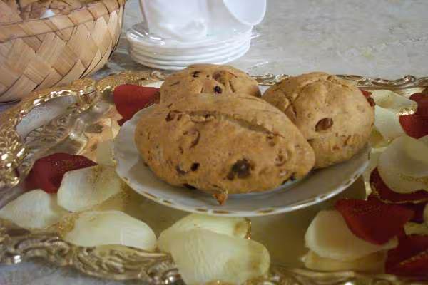 Pain aux noix et raisins