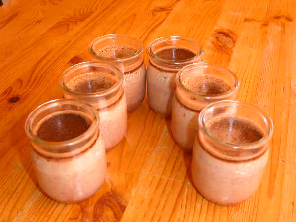 Flan au chocolat