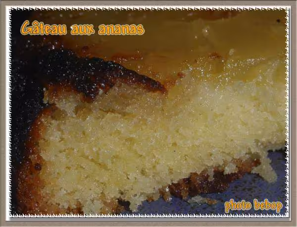 Gateau aux ananas