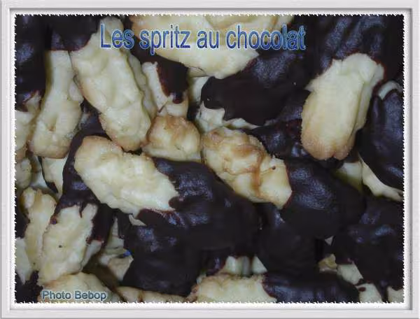 Les spritz au chocolat