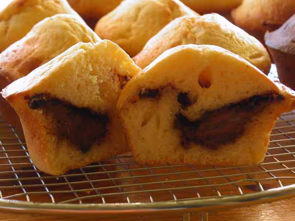 Muffins coeur de nutella