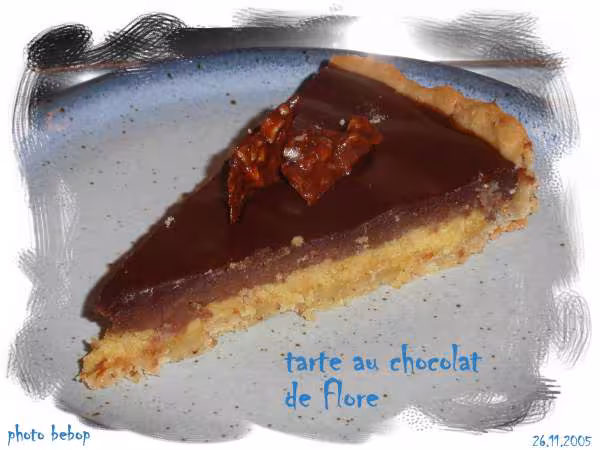 Tarte au chocolat de flore