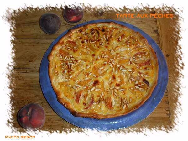Tarte aux peches