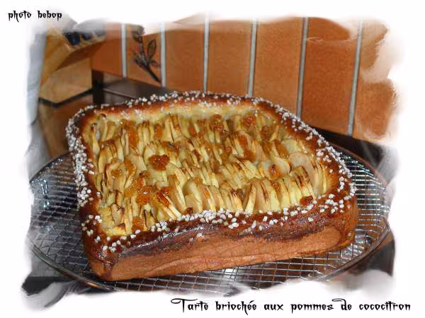 Tarte briochee aux pommes de cococitron