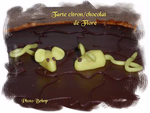 Tarte citron chocolat de flore