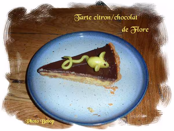 Tarte citron chocolat de flore