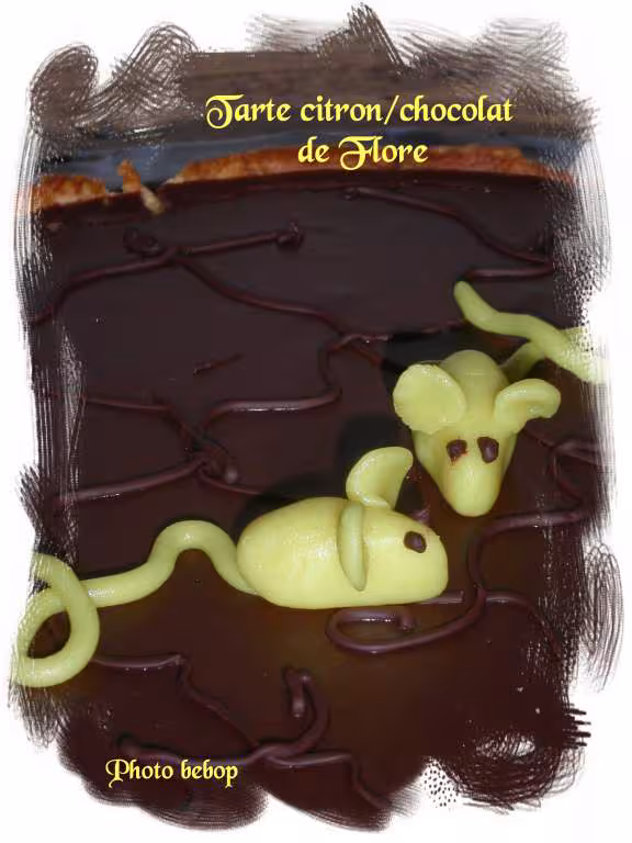 Tarte citron chocolat de flore