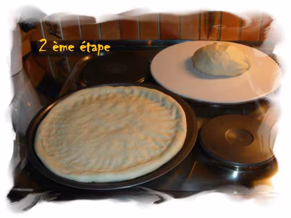 Tarte salee au sucre 2 eme etape