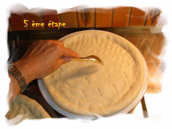 Tarte salee au sucre 5 eme etape