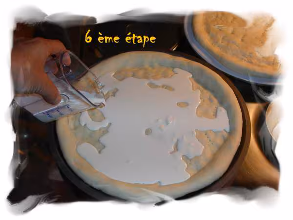 Tarte salee au sucre 6 eme etape