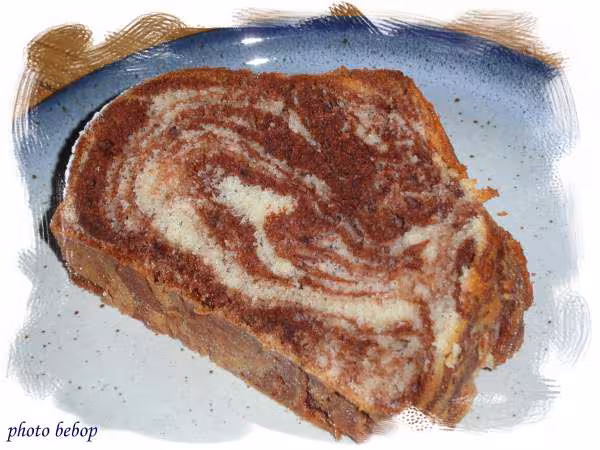 Tranche kouglof marbre