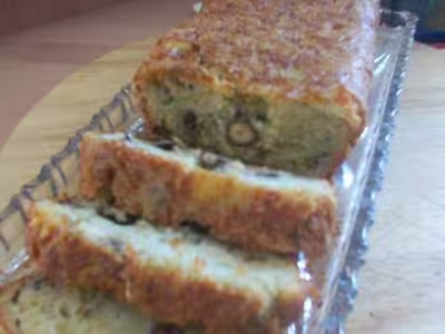 Cake au bresse bleu et fondant au fromage de chèvre