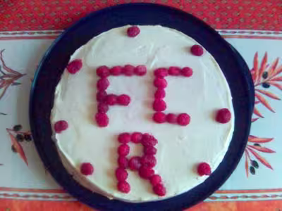 gâteau framboise simple à faire !