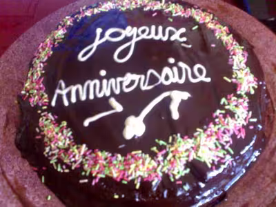 Gâteau d'anniversaire