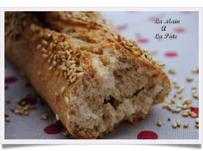 Recette Thermomix : Baguettes semi-complètes