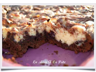 Brownies façon cheesecake