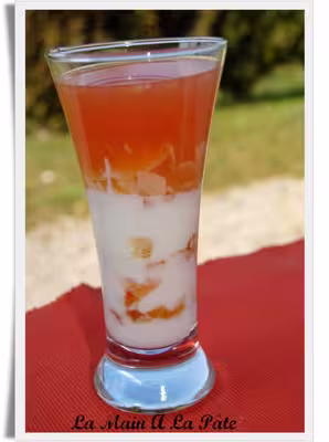 Gélée mandarines yaourt amandes et oranges confites