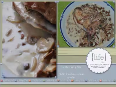 Faisan au Façon Girolles et Champignons