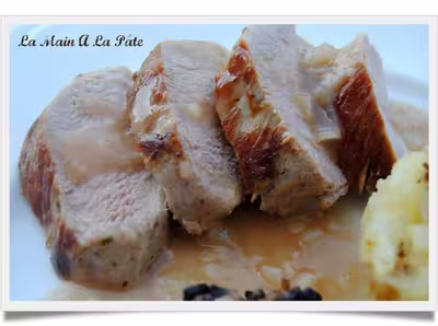 Filet mignon sauce au porto et aux échalotes