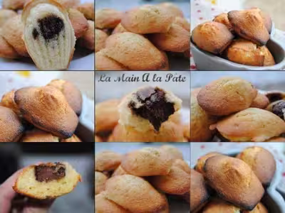 Madeleines au coeur de nutella