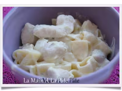 Pâtes crémeuses au poulet et au citron par Maiwenn39