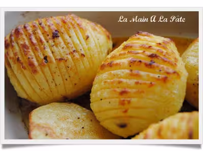 Pommes de terre hasselbak