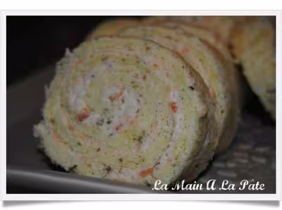 Roulés à la mousse de saumon