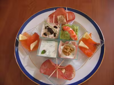Assiette de canapés
