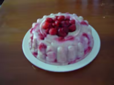 Recette WW : Pudding de semoule aux framboises