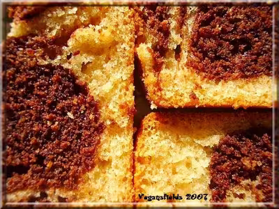 Cake aux deux visages