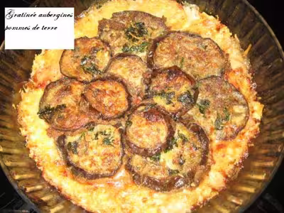 Gratiné d'aubergines et de pommes de terre