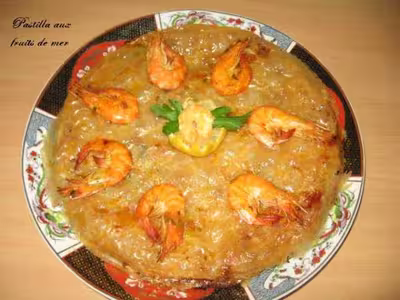 Pastilla aux fruits de mer