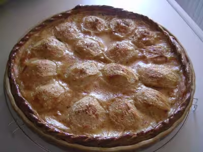 Tarte aux pommes fondantes