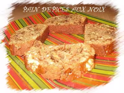 Pain d'épices aux noix