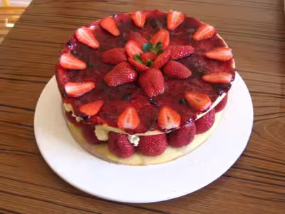 Gâteau aux fruits rouges