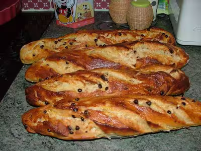 Brioches aux pépites de chocolat ..