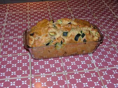 Cake de courgettes et olives