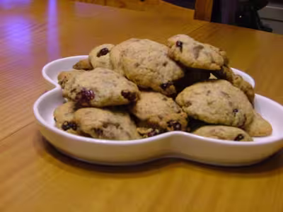 Cookies aux cranberries et pépites choco lait