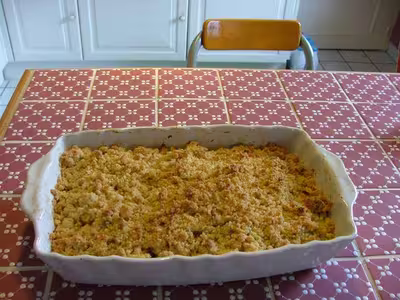 Crumble aux pommes super croustillant de C.Lignac
