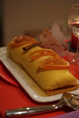Bûche fondante à l'orange "impérial"