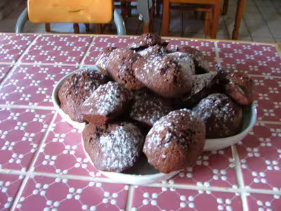Madeleines au cacao chaudement fondantes