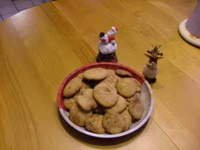 Snickersdoodles (biscuits américains) de noël