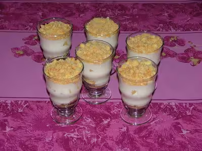 Verrines ananas et mascarpone