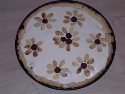 Tarte au chocolat blanc et aux fruits rouges