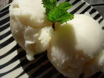 Sorbet thé et citrons verts
