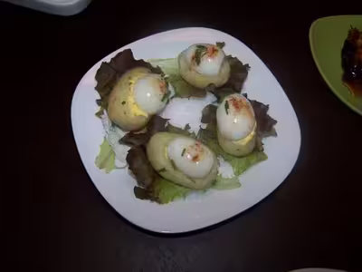 Amuse bouche : Pommes de terre farcies