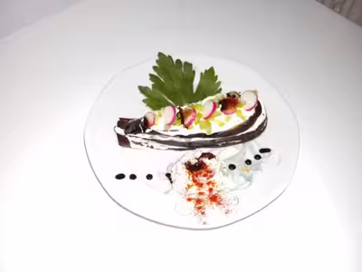 Millefeuille d'aubergines