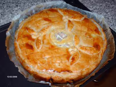 Tourte à la viande et champignons