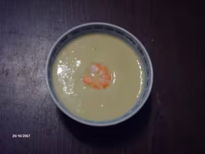 Velouté de courgettes aux crevettes par nounours57