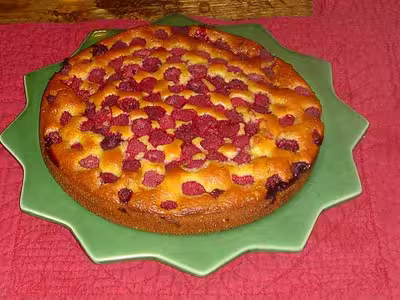 Gâteau aux framboises